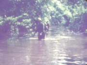 wading